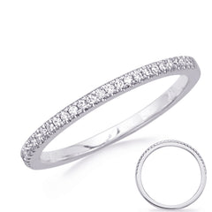 White Gold  Matching Band
