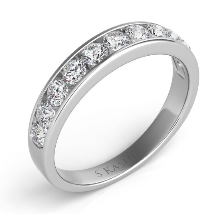 White Gold Matching Band