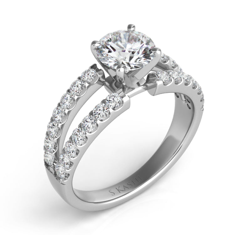 White Gold Engagement Ring