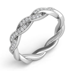 White Gold Matching Band