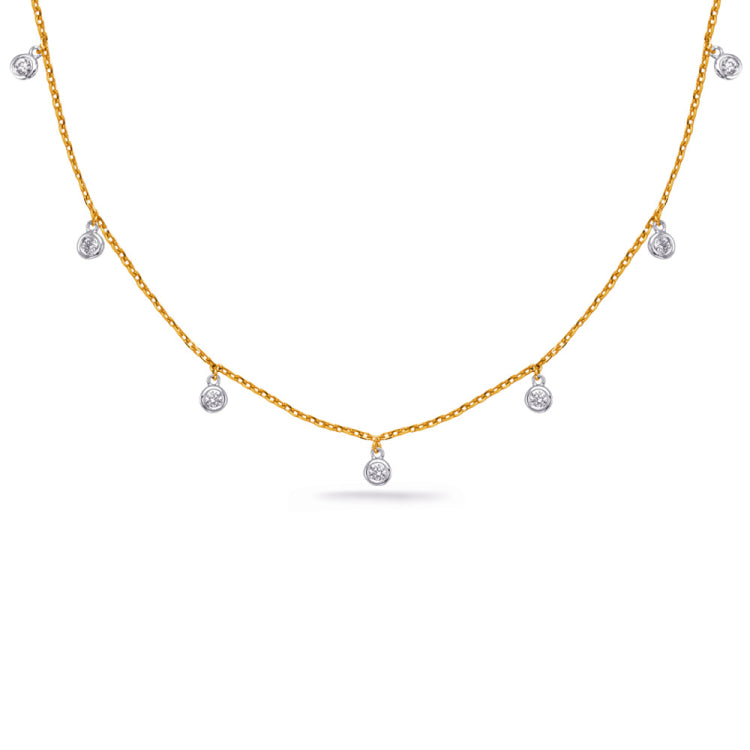 White & Yellow Gold Diamonds By The Yard