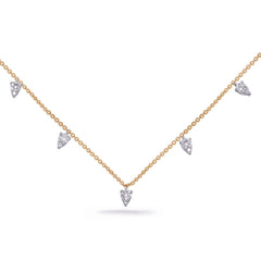 Yellow & White Gold Diamond Necklace