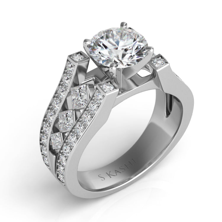White Gold Engagement Ring