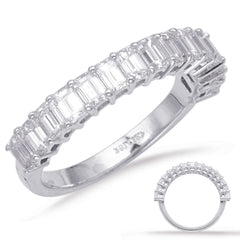 Emerald Cut Diamond Band