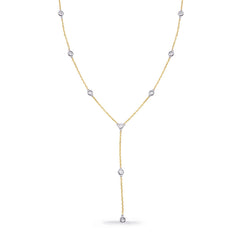Yellow Gold Diamond By the Yard Necklace