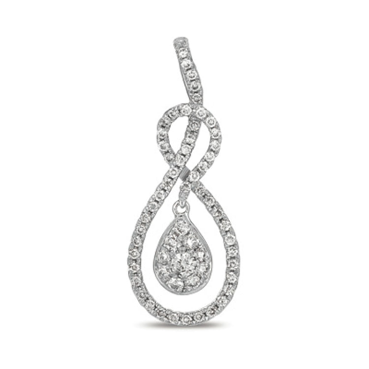 White Gold Diamond Pendant