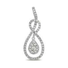 White Gold Diamond Pendant