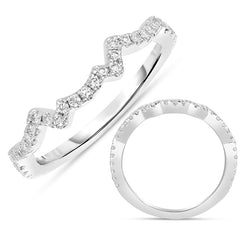 14 KT Rounds Shape White Gold Wedding Band