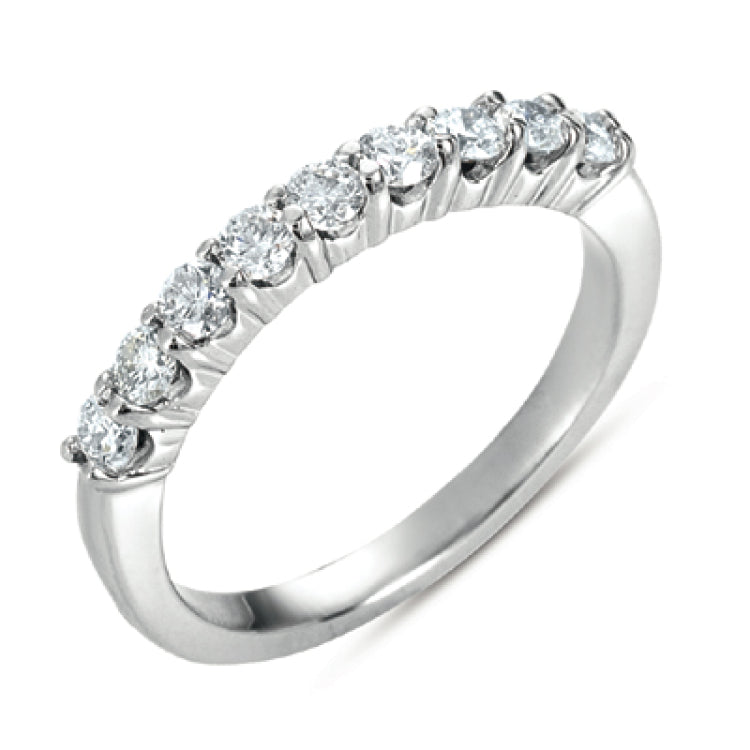 14 KT Rounds Shape White Gold  Wedding Band