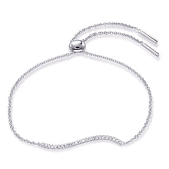 14 KT Rounds Shape White Gold Diamond Bracelet